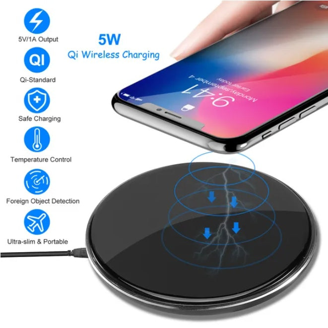 Wireless Charger Qi Certified Ultra Slim 5W Charging Pad - 5 - CJ