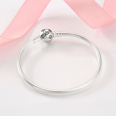 Women's Bracelet S925 Sterling Silver 3mm Suitable Beaded Pendant Accessories Diamond Inlaid All Kinds Of Button Heads Diy Basic Snake Bone Chain - 4 - https://x.com/titan_prim62775J
