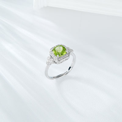 Luxury Women's Ring Temperament Small Sugar Peridot Ring S925 Silver - 4 - https://x.com/titan_prim62775J