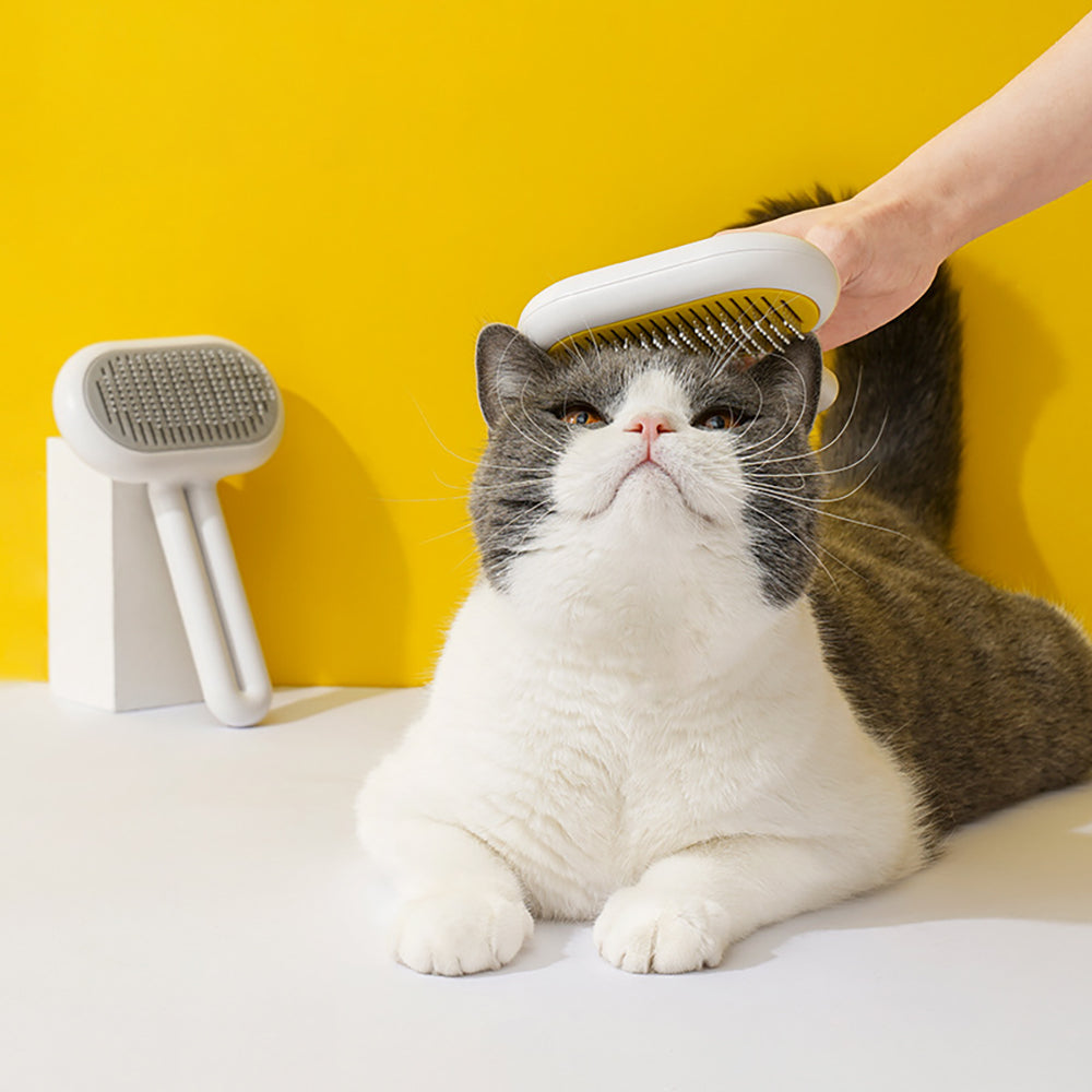 Cat Brush,Dog Brush, Pet Hair Cleaner Brush,Pet Grooming Cat Dog Brush,Pet Comb - Cat Comb For Kitten Massage Removes Loose Fur - Cat Grooming Brush Long Short Hair Cats Dogs Pet Brush - 5 - CJ