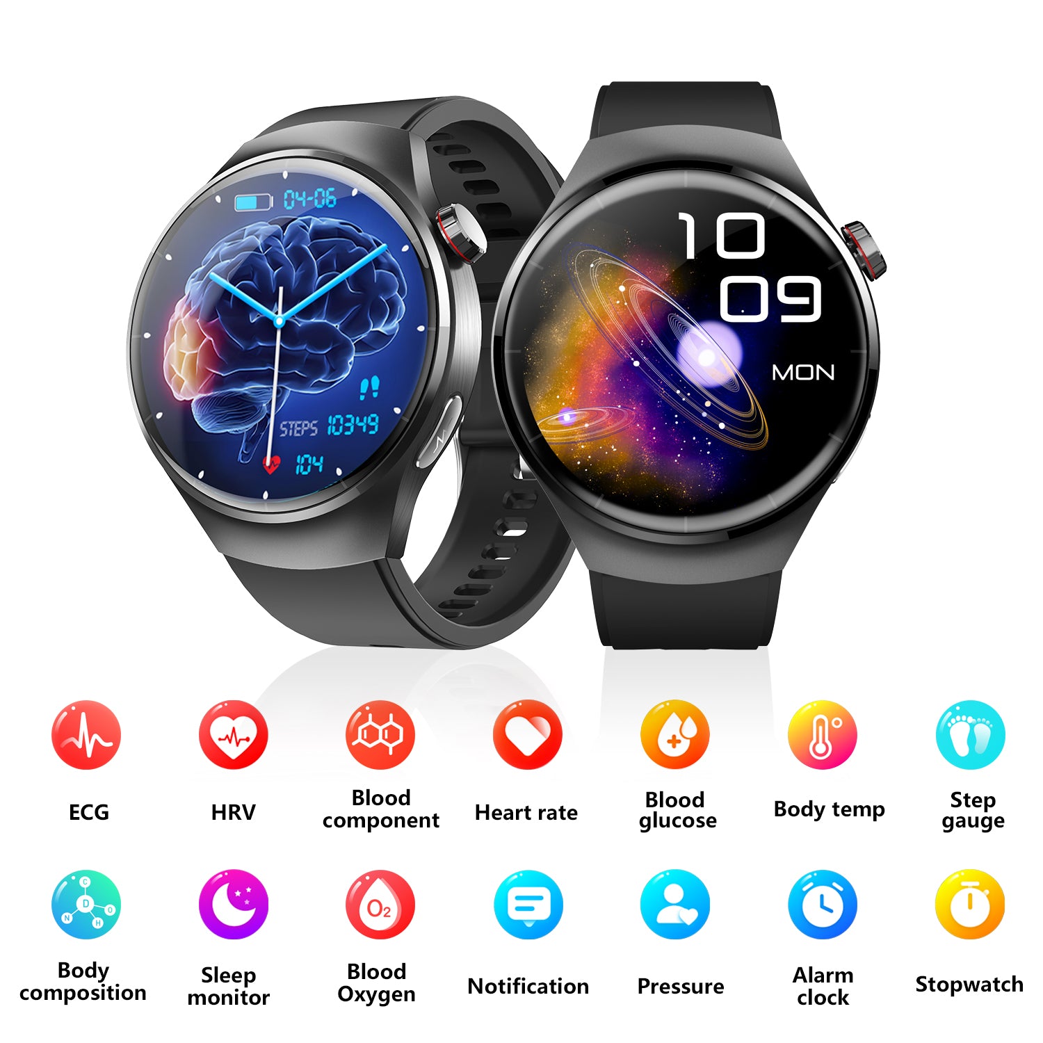 Fashion Smart Watch For Men Women Healthy Mornitoring Ips Screen Fitness Tracker With Bluetooth Call IP67 Waterproof Heart Rate Sleep SpO2 Monitor Pedometer Multiple Sports For Android IOS - 5 - CJ