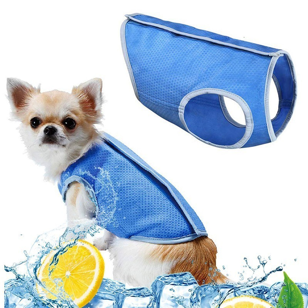 Dog Summer Cooling Vest, Pet Cooling Clothes Dog Cat Cooling Vest, Summer Heat Relief Vest Pet Dog Clothes Summer Clothes For Dogs Dog Cooling Vest - 5 - CJ