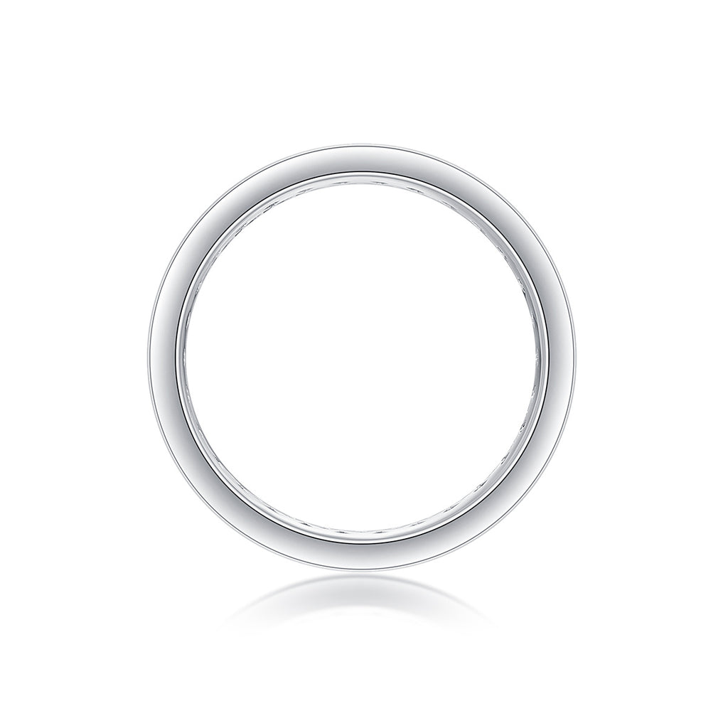 Diamond Ring Luxury Fashion Set Moissanite Silver Ring