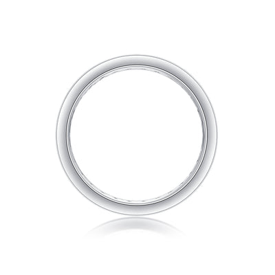 1Diamond Ring Luxury Fashion Set Moissanite Silver Ring Prohibit TikTok sales - 5 - CJ