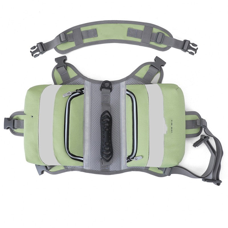 Outdoor Large Dog Backpack For Pets - 0 - CJ - Light Green - CJGX173743302BY