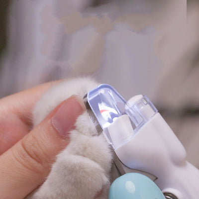 Pet Nail Clippers Dog Nail Clippers Cat Nail Clippers LED Electric Nail Grinder Pet Supplies LED Light Pet Nail Clippers - 0 - CJ