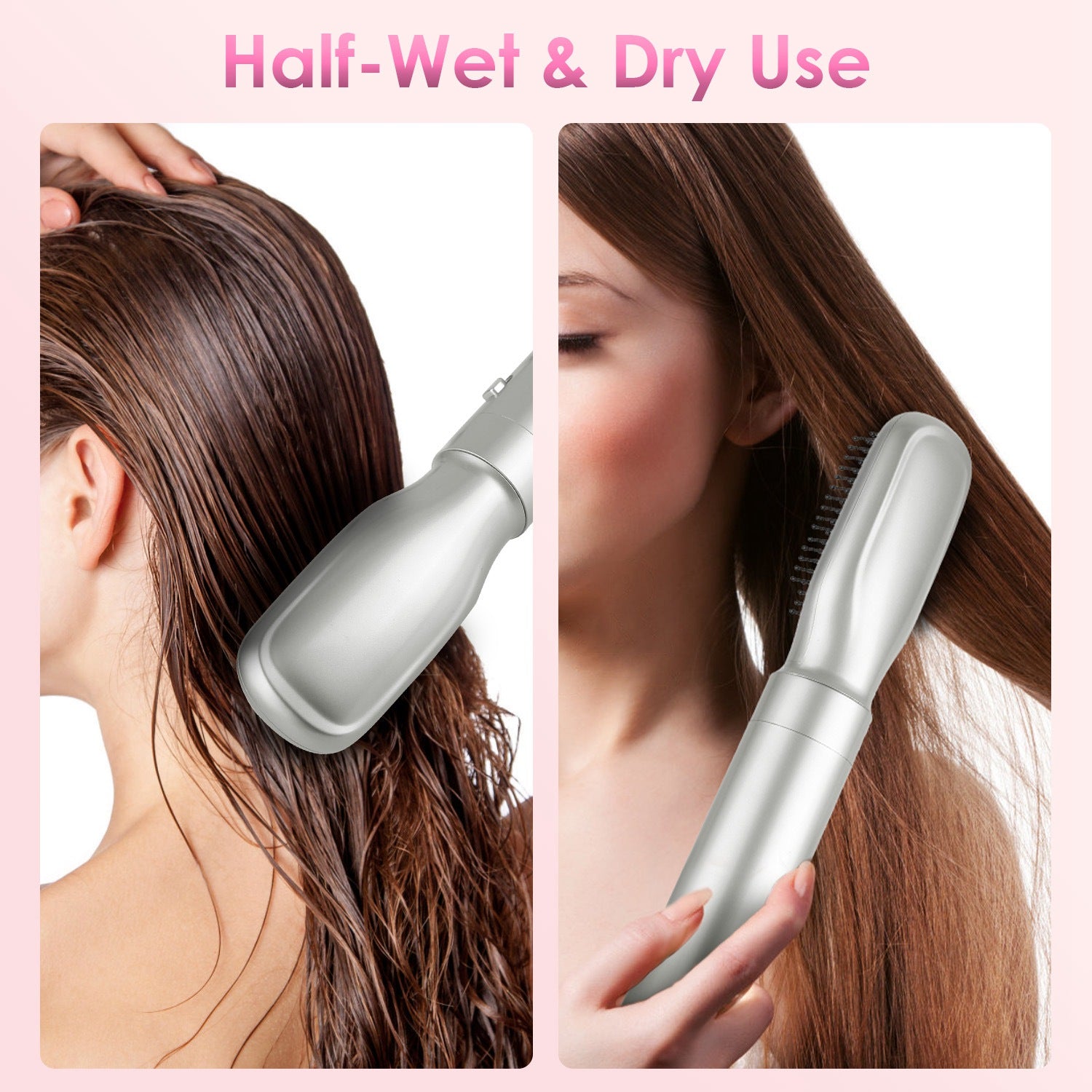 1Pc 6 In 1 Hot Air Styler Volumizer Straightener Curler Dryer Automatic Wrap Styler Hair Dryer Brush Set With 3 Temp Settings ALCI Plug Glove Cable Zip Tie - 5 - CJ
