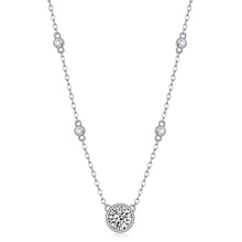 1Natural Reverie - A Fashionable And Luxurious Diamond Jewelry Pendant Set With 1 - carat Moissan Diamond S925 Sterling Silver And Platinum Plating Prohibit TikTok sales - 5 - cj