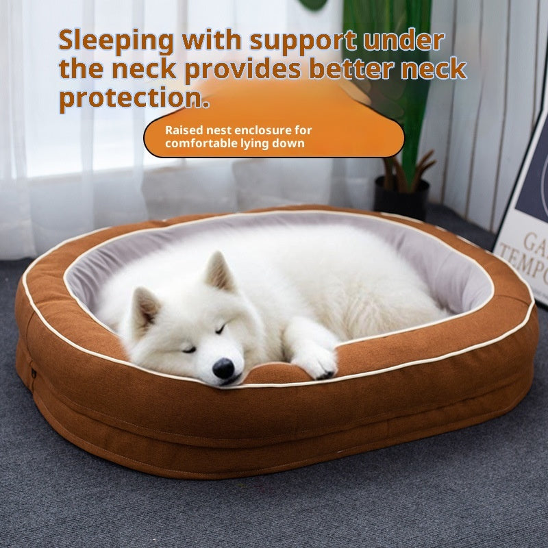 Kennel Four Seasons Universal Oval Large Removable Pet Bed - 0 - CJ