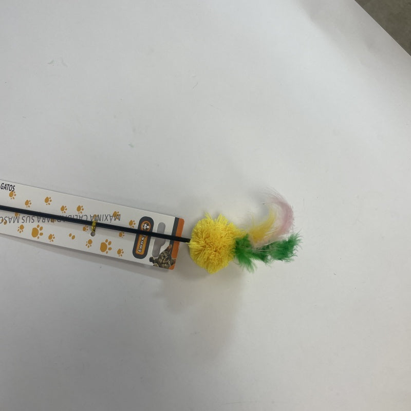 Colorful Feather Ball Cat Toy