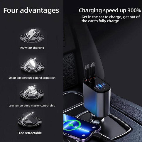 4 In 1 Retractable Charger - 5 - cjdropshipping