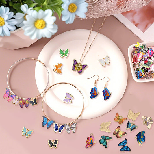 126 Pcs Butterfly Charms - 5 - CJ
