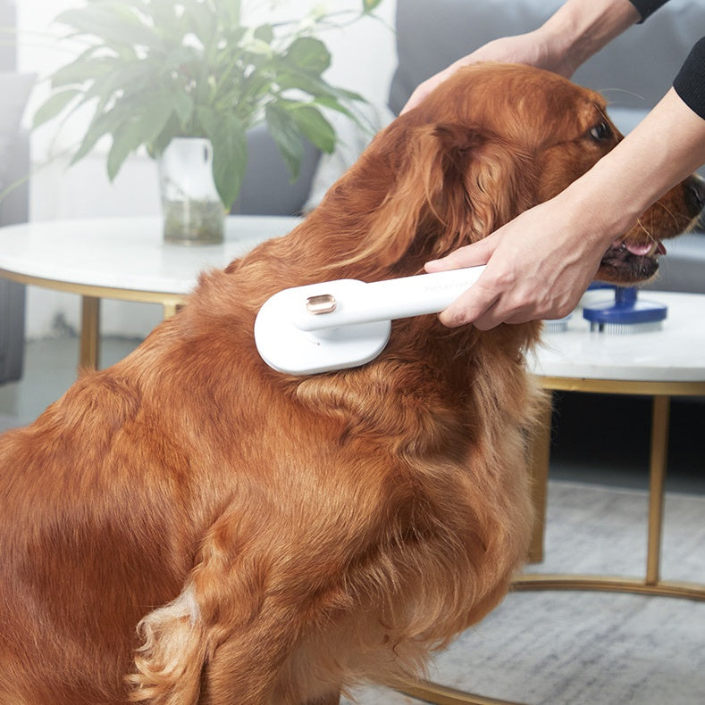 Pet Comb Cat Dog To Remove Floating Hair Pet Hair Brush Hair Removal Artifact Pet Grooming Brush Supplies Self Cleaning Comb Pet Products - 0 - CJ