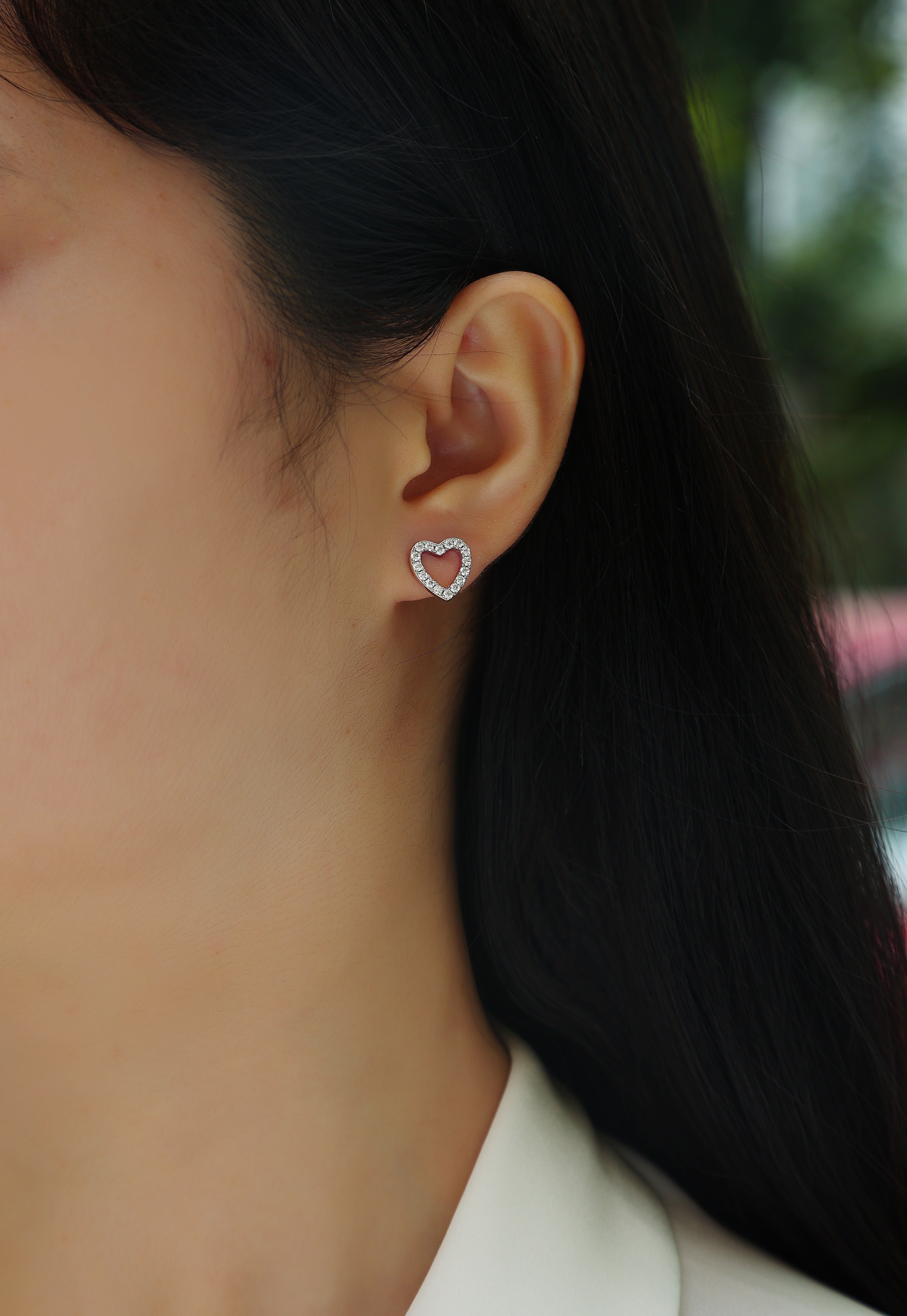 1From The Heart - Fashionable, Trendy And Affordable Jewelry With Moissanite S925 Sterling Silver And Platinum - plated Stud Earrings Prohibit TikTok sales - 5 - CJ