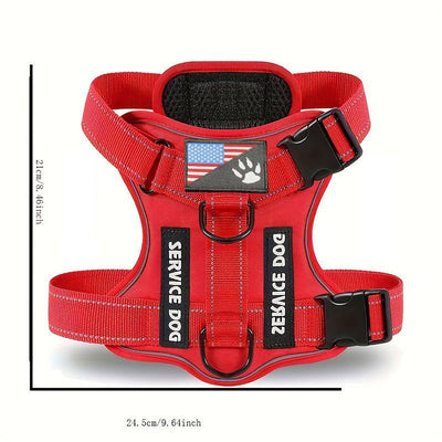 Large Dog Tactical Chest Strap Vest - 0 - CJ