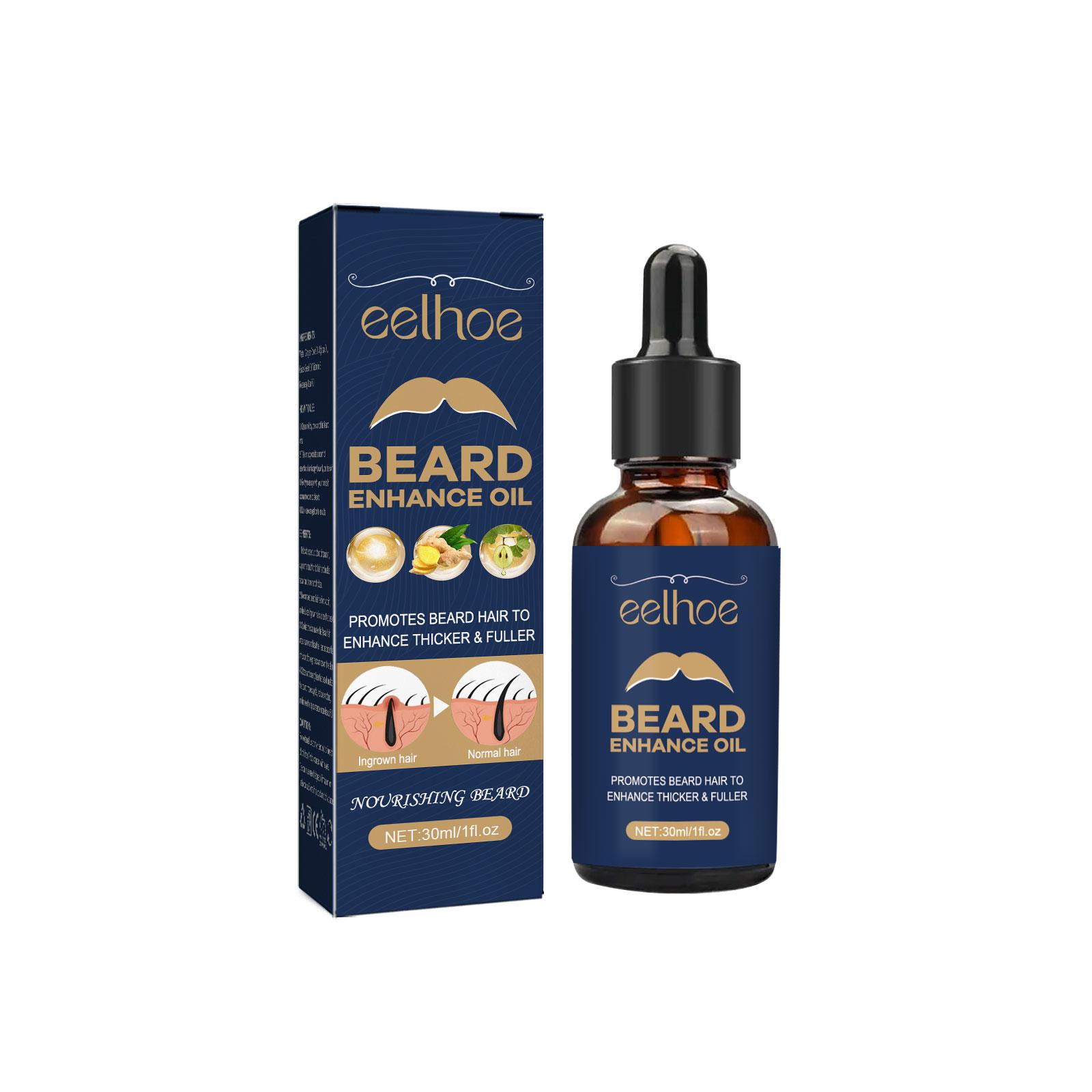 EELHOE Beard Care Oil - Strengthen And Nourish Beard Roots  Moisturizing And Shine - Enhancing Beard Growth Serum For Men Hair Care Hydrating - 5 - CJ