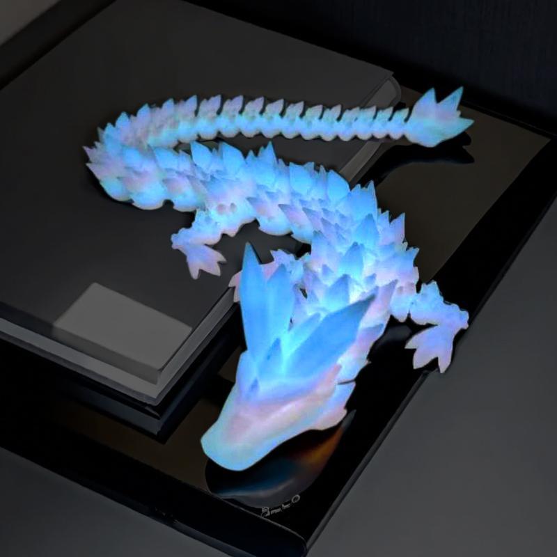 Diamond Pattern Dragon Realistic Brick Texture Cute And Easy To Store Home Decoration Collection Ornaments Suitable For Dinosaur Lovers - 5 - CJ