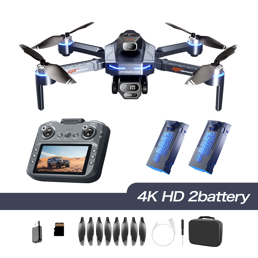 GT8 Brushless Motor Drone With 6K HD Camera & 5G FPV Transmission Free RC Quadcopter, Obstacle Avoidance, Altitude Hold One - Key Return To Foldable For Aerial Photography - 5 - CJ