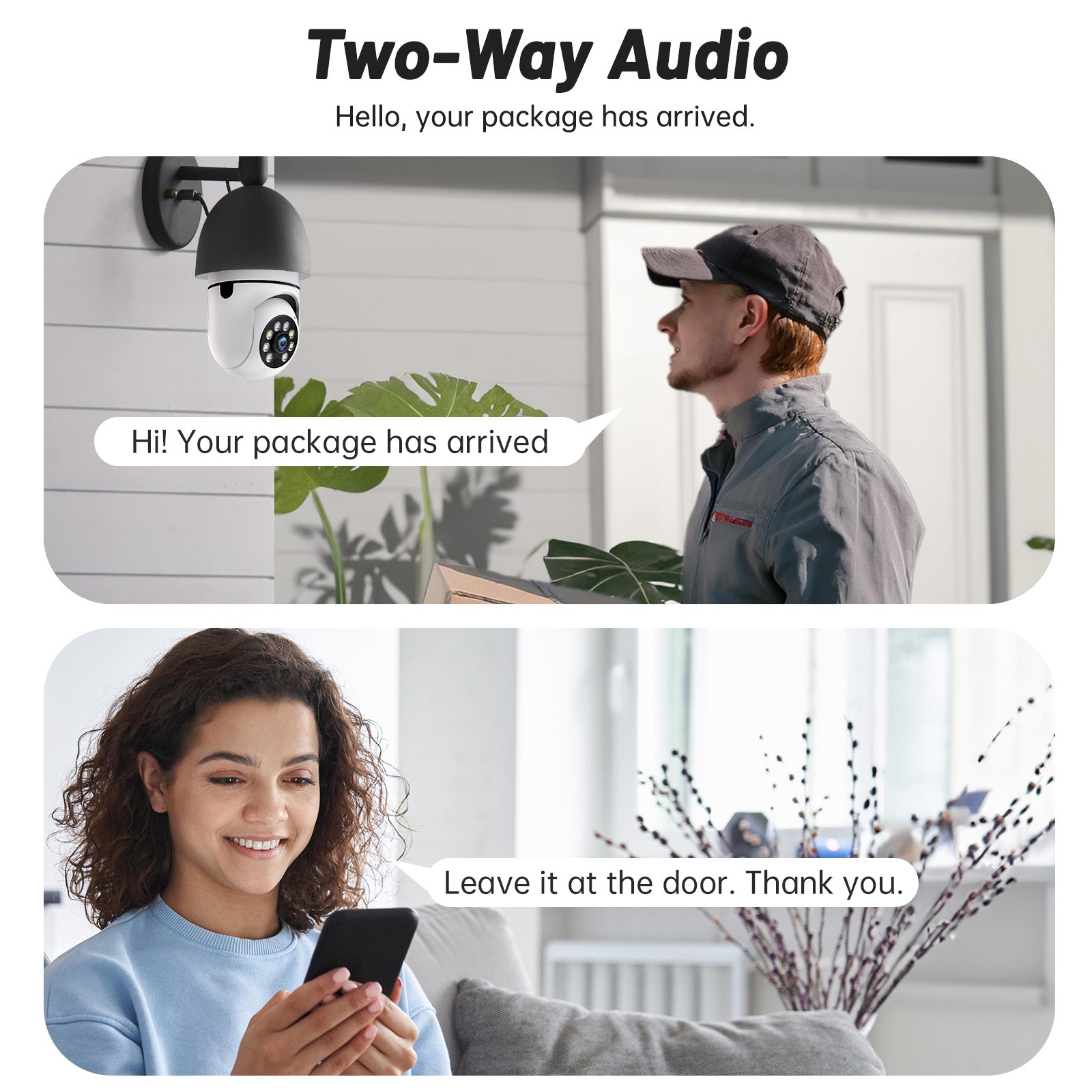 WiFi Indoor E27 Network Security Camera 2K Light Bulb Colorful Smart Home Full HD IP Camera 2pcs Set Camera - 5 - CJ