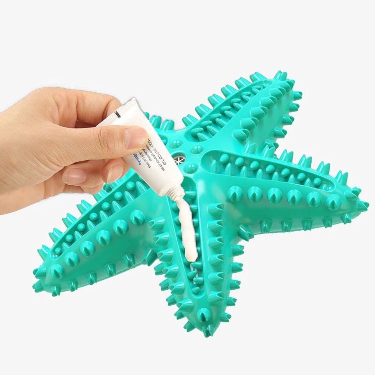 Dog Toys For Large Dogs Tooth Cleaning Chew Funny Interactive Training Starfish Toy Accessories Squeaky Toys TPR Toys - 5 - CJ