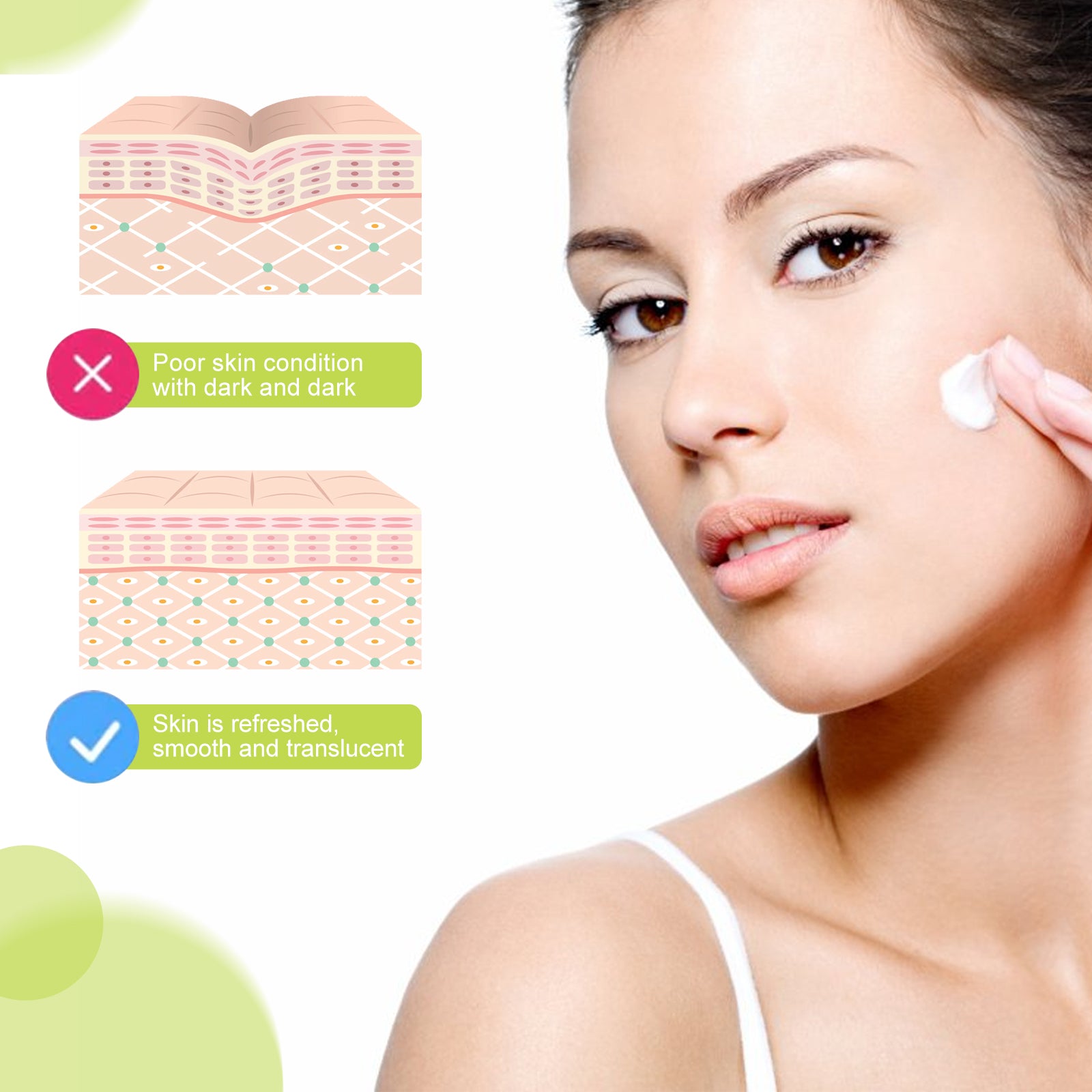 Wiyun Correcting Cream, Brightening Skin Repair Freckle Melasma Age Spot Repair Cream - 5 - CJ