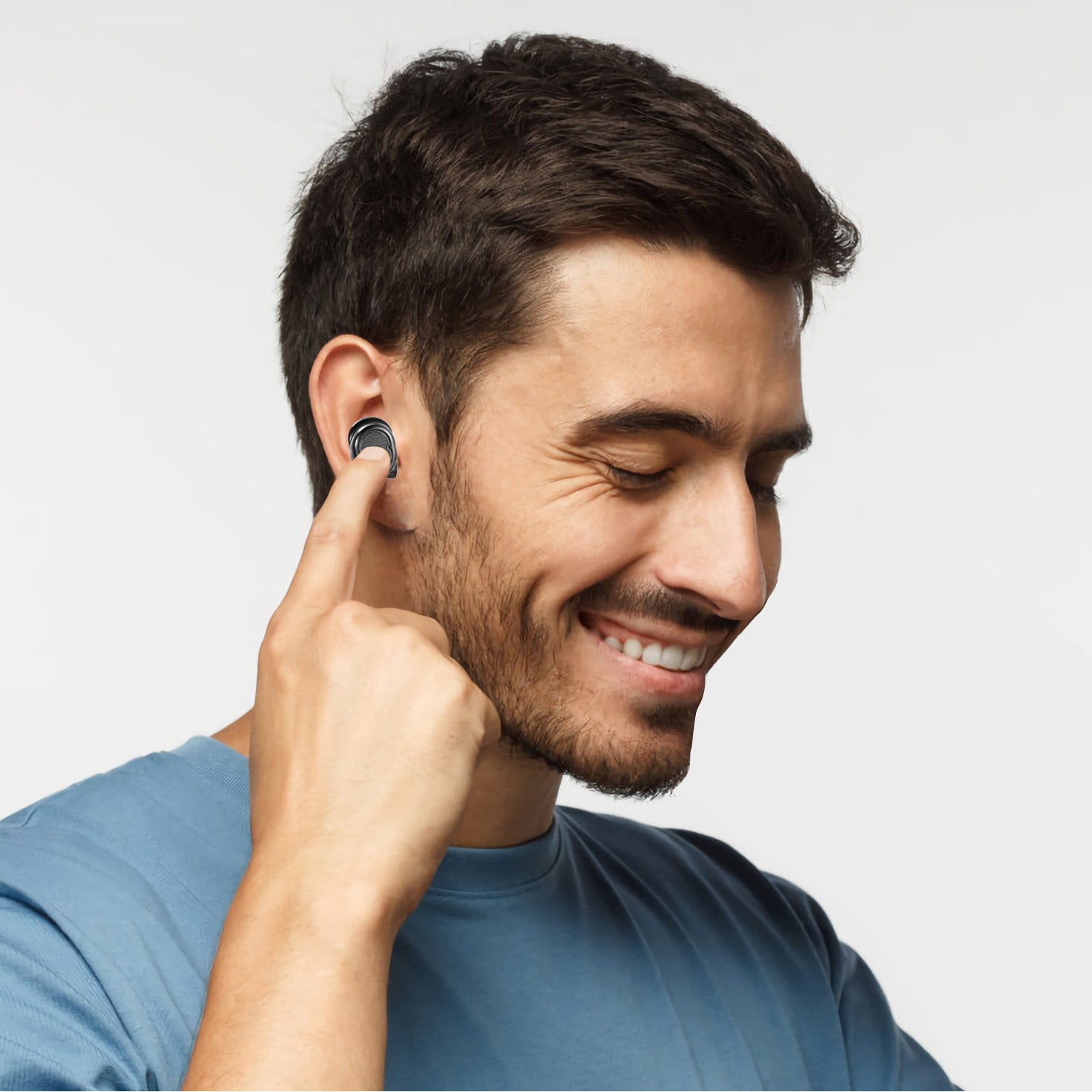 TWS Wireless 5.0 Earbuds IPX4 Touch In - Ear Stereo Earphone Noise Canceling Earpieces 32.8 Ft Transmission Range With Mic 500mAh Magnetic Charging Dock - 5 - CJ