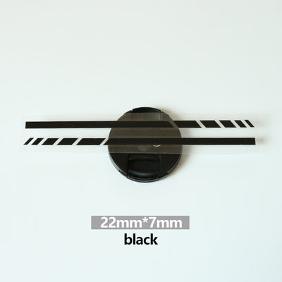 Side Mirror Striped Car Sticker - 0 - CJ - Black - CJQC131445702BY