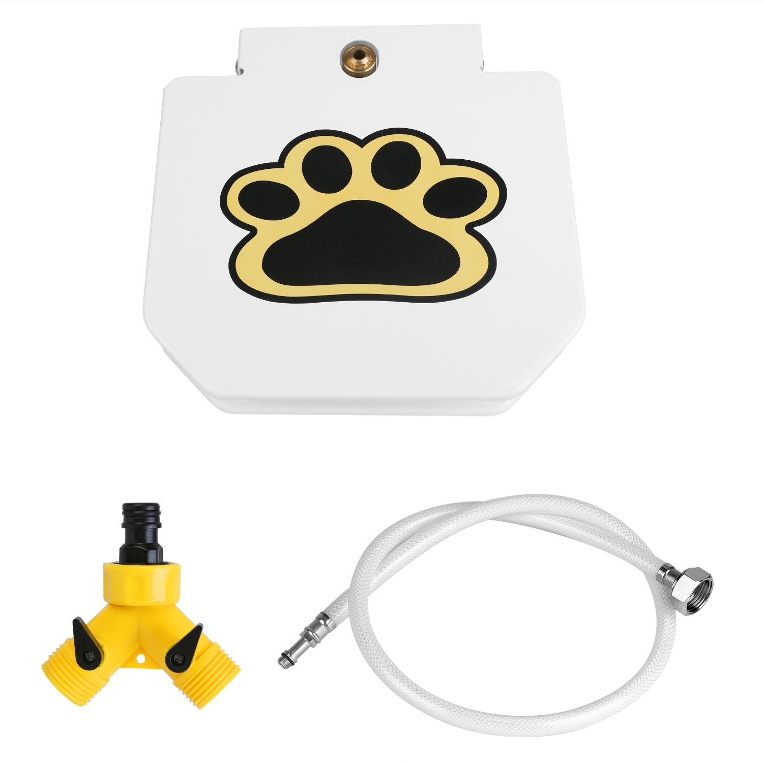 1Pc Dog Water Fountain Outdoor Dog Pet Water Dispenser Step - on Activated Sprinkler With Interactive Paw Pedal Valve For Drinking Water - 5 - CJ