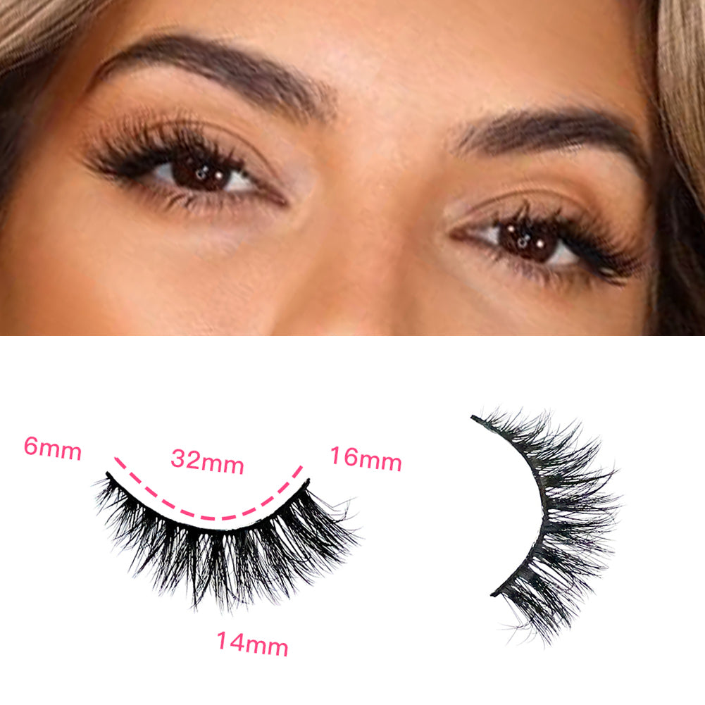 3D False Eyelashes Are Multi-layered, Realistic, Soft And Comfortable