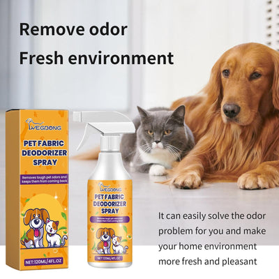 Yebang Pet Fabric Deodorizer Spray Air Clean Pet Odor Indoor Long - lasting Air Freshener Deodorizer - 5 - CJ