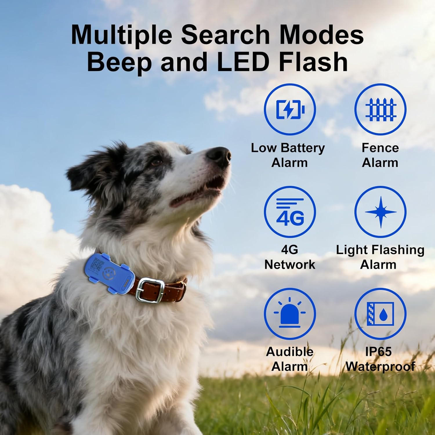 Dog GPS Tracker Real Time, Anti - Lost Pet Tracker With Geofence, Flash Light And Sound Alarm, Unlimited Distance Tracking, Fits Most Pet Collars, Subscription Required - 5 - CJ