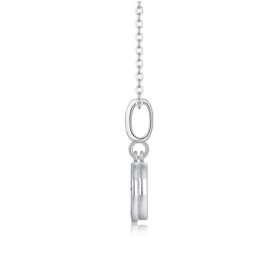 1Double Ring Combination - A Fashionable And Luxurious Diamond Jewelry Piece Set With Moissanite S925 Sterling Silver And Platinum - plated Pendant Prohibit TikTok sales - 5 - cj