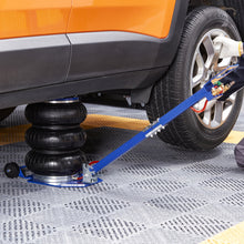 VEVOR Air Jack, 3 Ton 6600 Lbs Triple Bag Air Jack, Airbag Jack With Six Steel Pipes, Lift Up, 3 - 5 S Fast Lifting Pneumatic Jack, With Adjustable Long Handles For Cars, Garages, Repair Blue - 5 - CJ