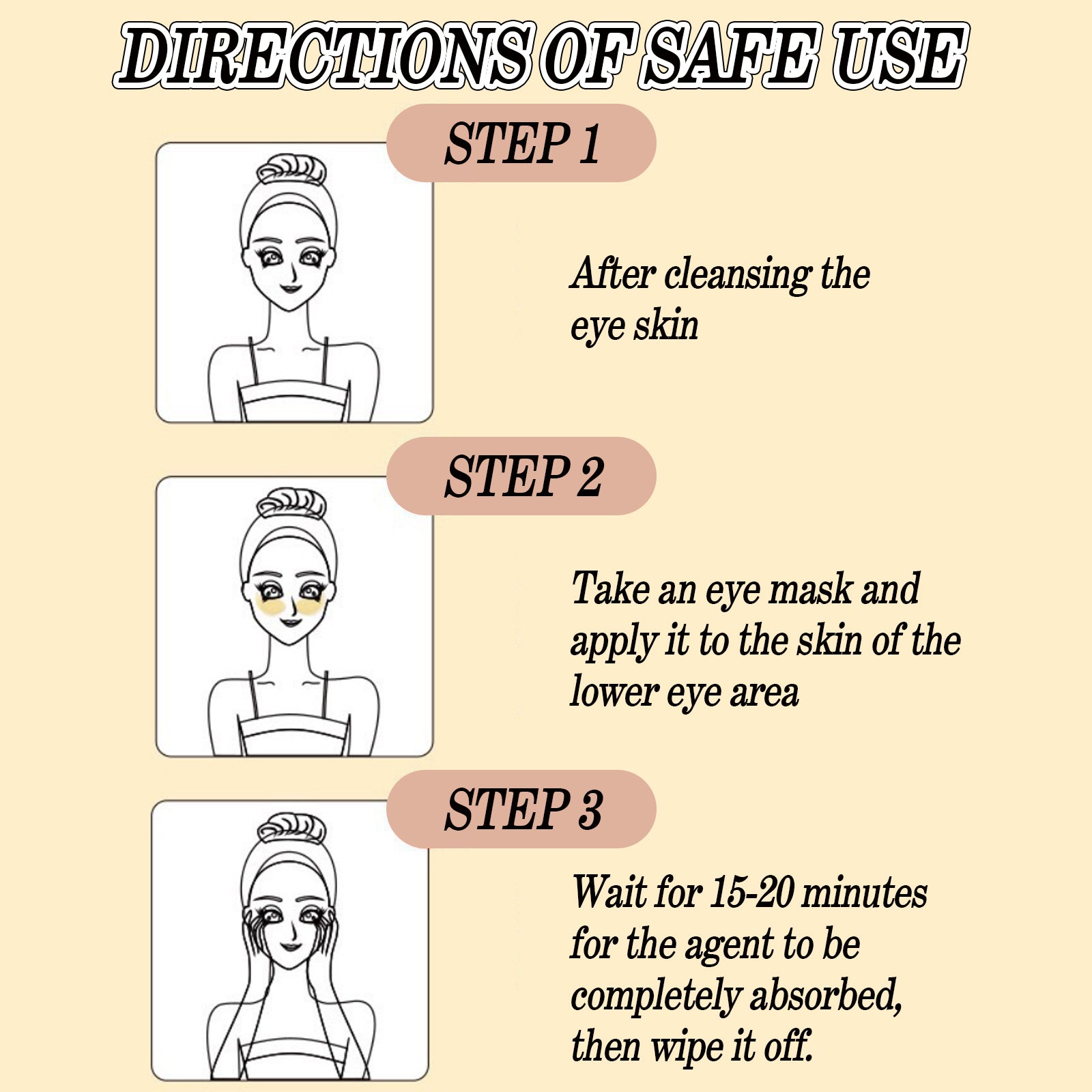 EELHOE Firming Eye Mask, Moisturizing Eye Mask For Skin Moisturizing, Hydrating And Reducing Fine Lines - 5 - CJ
