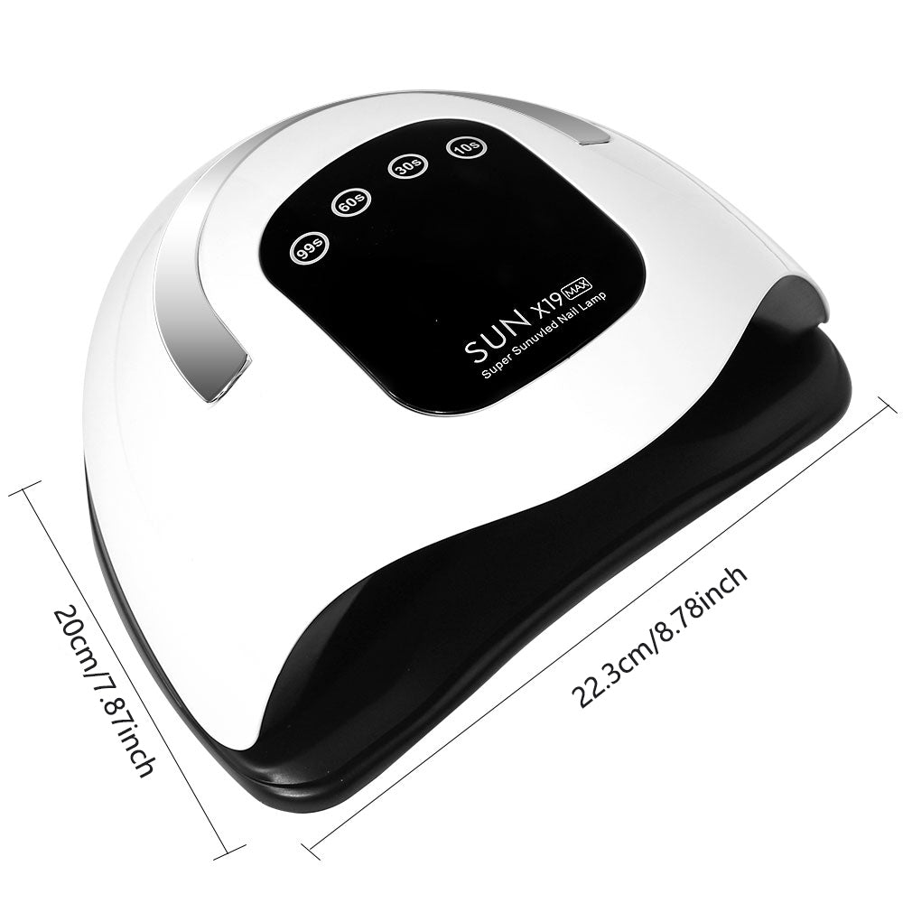 UV LED Nail Lamp, Nail Dryer For Gel Polish With 72Pcs - 81Pcs Lamp Beads And Automatic Sensor 4 Timer Setting Professional Nail Art Tools - 5 - CJ