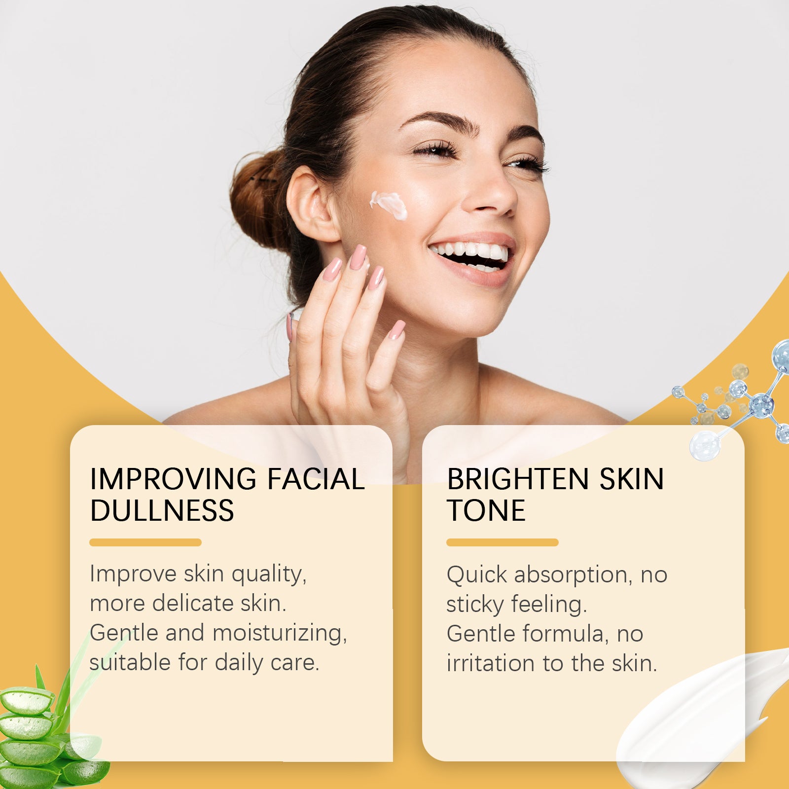 West&Month Skin Care Cream Improves Dullness, Moisturizes And Brightens Skin Care, Moisturizes And Lightens Skin - 5.0 - CJ