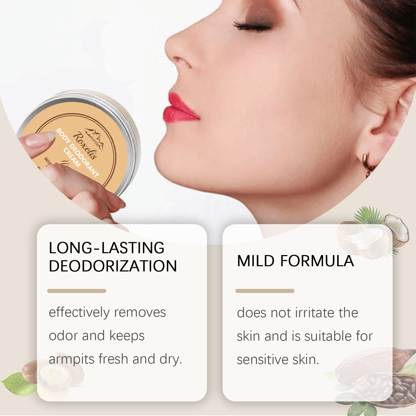 Roxelis Body Care Cream Gentle Formula Nourishes And Soothes Skin Refreshing And Non - Greasy Body Fragrance Retaining Care Cream - 5 - CJ