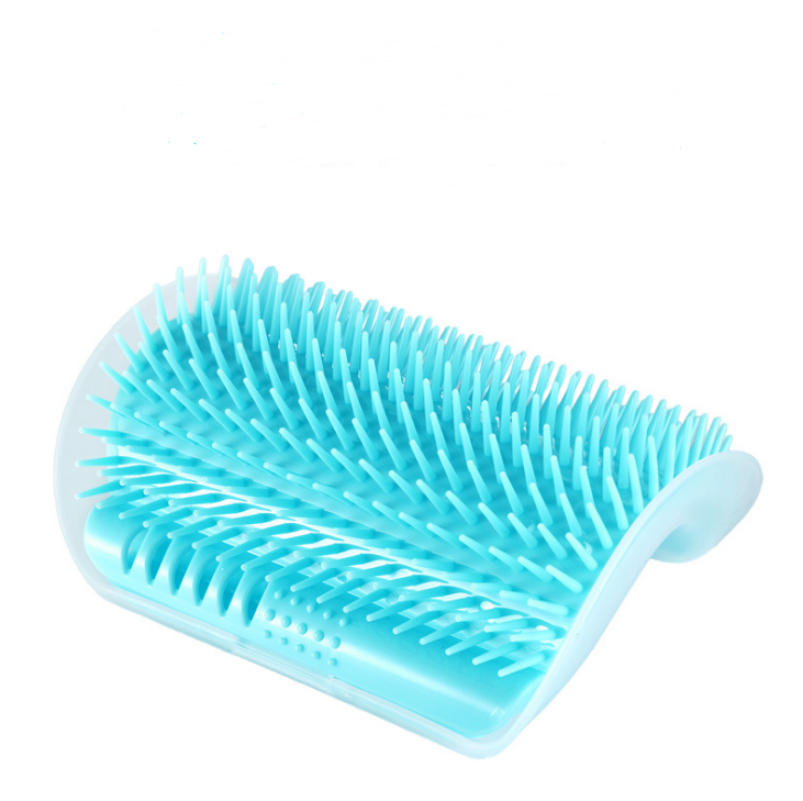 Cat Self - Grooming Brush Pet Wall Rubbing Device - 0 - CJ - Lake blue - CJJJCWMY00001 - Lake blue