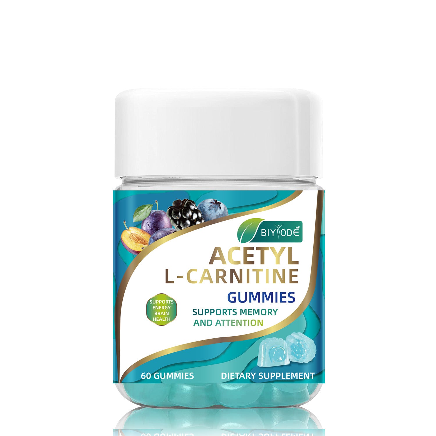 Biyode Wholesale Acetyl L - Carnitine Gummiegel Gummies Natural Daily Brain Wellness Supplement - 4 - CJ