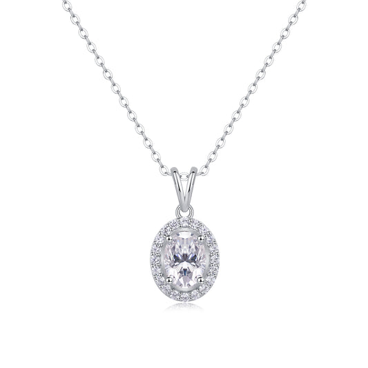 1Infinite - A Fashionable And Luxurious Diamond Jewelry Pendant Set With Moissanite S925 Sterling Silver And Platinum Plating Prohibit TikTok sales - 5 - CJ