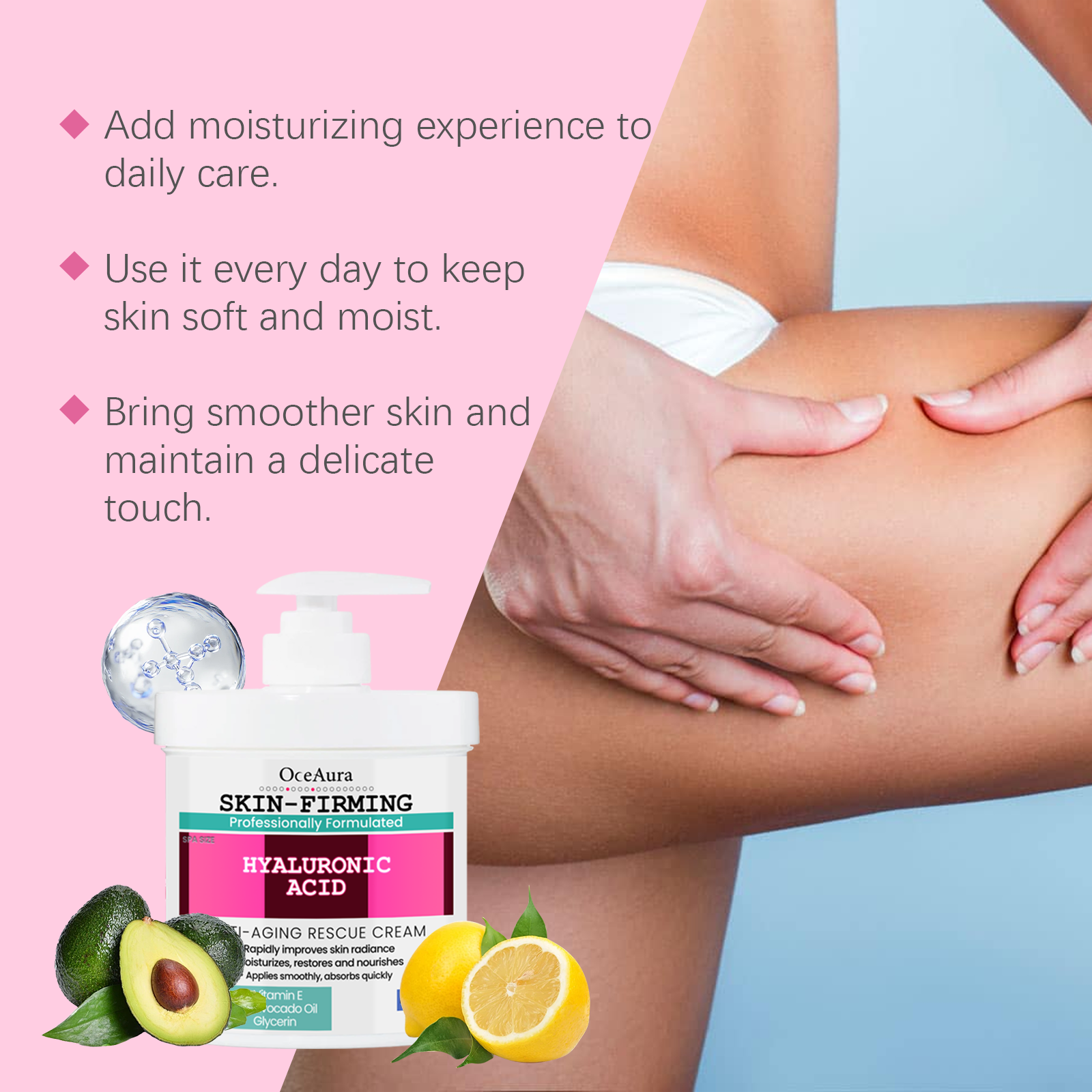 Oceaura Moisturizing And Firming Cream, Gently Nourishes And Hydrates Skin To Lighten Fine Lines - 5 - CJ