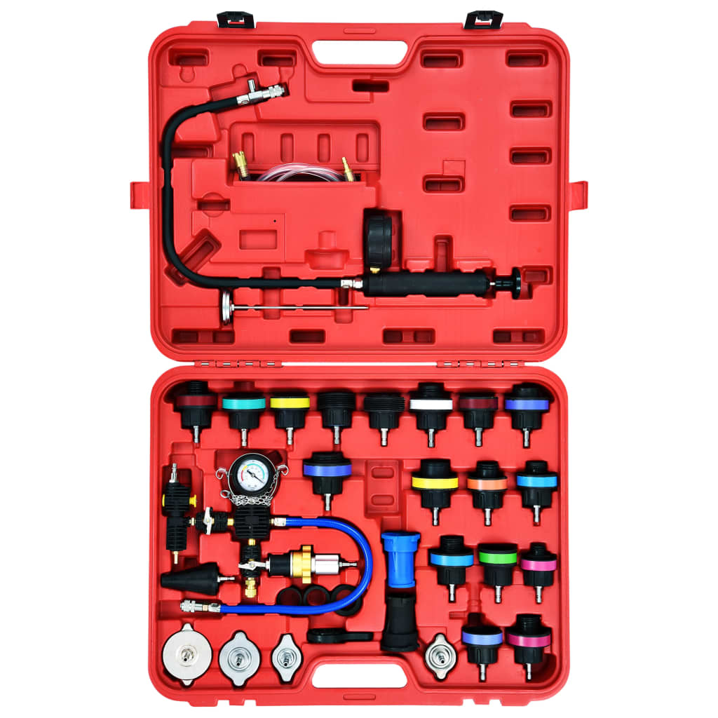 28 - piece pressure tester for cooling system & radiator cap - 5 - CJ