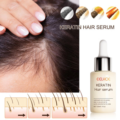 EELHOE Intense Hair Serum Moisturizing Hair Repair Hair Root Thickening Hairline Strengthening Hair Treatment - 5 - CJ