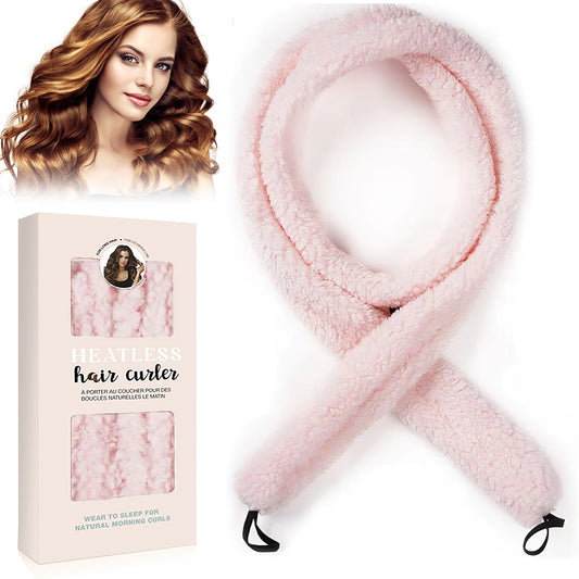 Satin Heatless Hair Curler, Lazy Natural Soft Wave DIY Heatless Curls For Sleep In Overnight, For All Hair Types - 5 - CJ