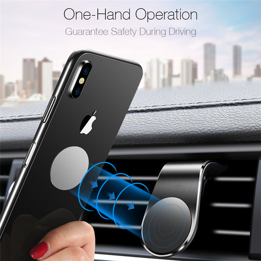 Car Magnet Magnetic Air Vent Mount Holder Magnetic Car Phone Holder Stand 360 Metal Car Air Vent Magnet Stand In Car GPS Mount Holder - 5 - cjdropshipping