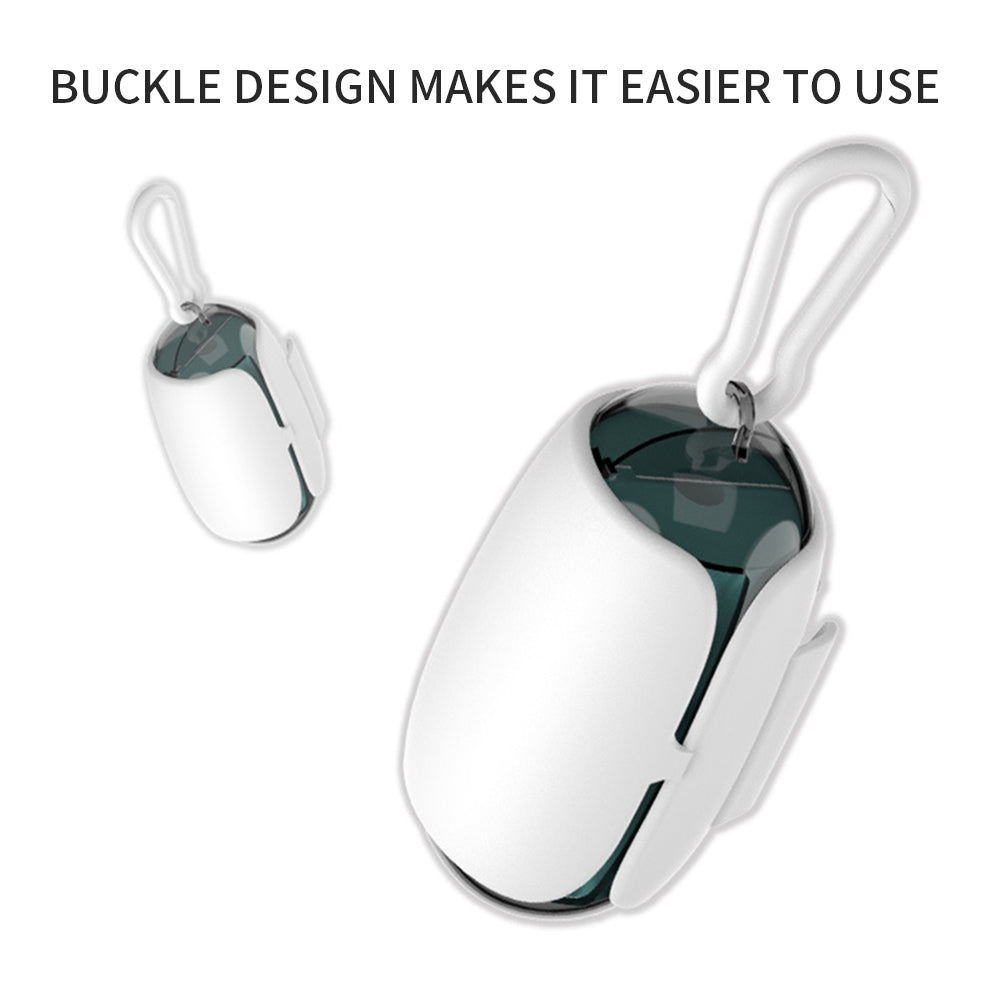 Dog Poop Bag Holder And Dispenser With Leash Attachment Pet Supplies Space Capsule Outdoor Biodegradable Dog Poop Bags Dispenser Attachable To The Leash Dog Accessories - 5 - CJ