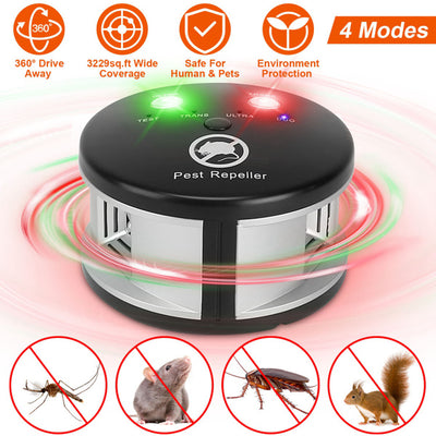 360 Degree Ultrasonic Pest Repellent, Electronic Plug - in Pest Control, Pursuer, Blocker - 5 - CJ