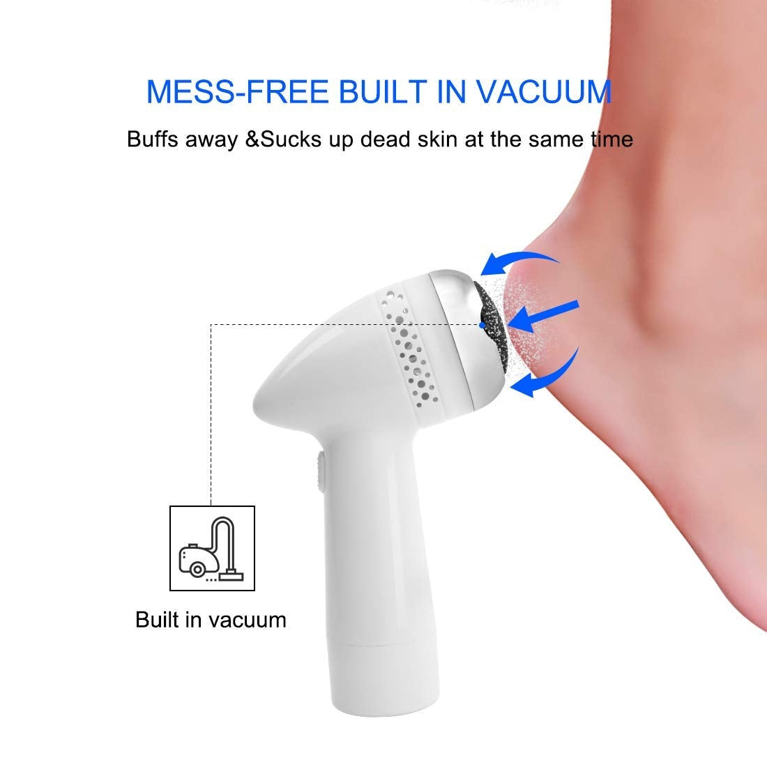 Electric Foot Grinder Vacuum Foot Grinding Machine Exfoliating Dead Skin Callus Remover Foot Care - 5 - CJ