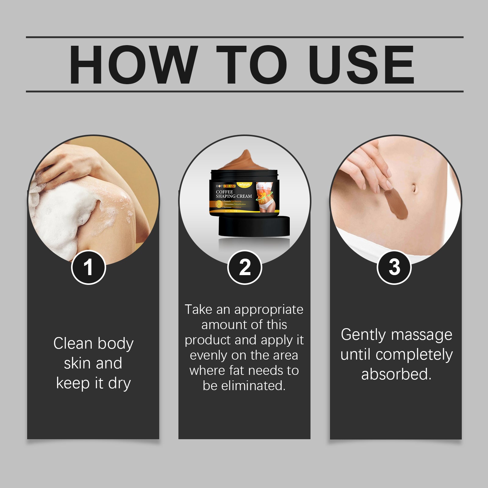 Wiyun Body Massage Cream Daily Gently Nourishes Body Skin Apply Massage Cream Gracefully, Lightly And Comfortably - 5 - CJ