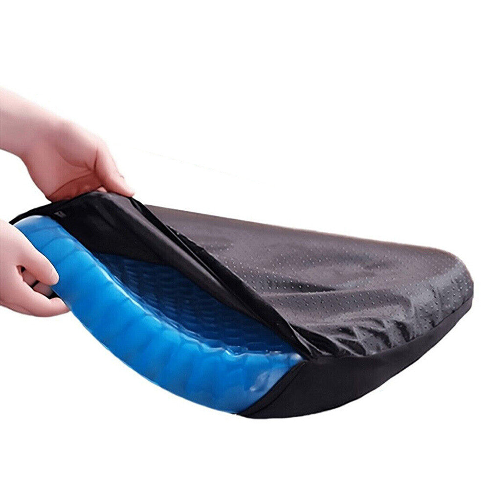 Honeycomb Breathable Gel Seat Cushion Double Thick Egg Sitting Pad Mat Non - Slip - 5 - CJ